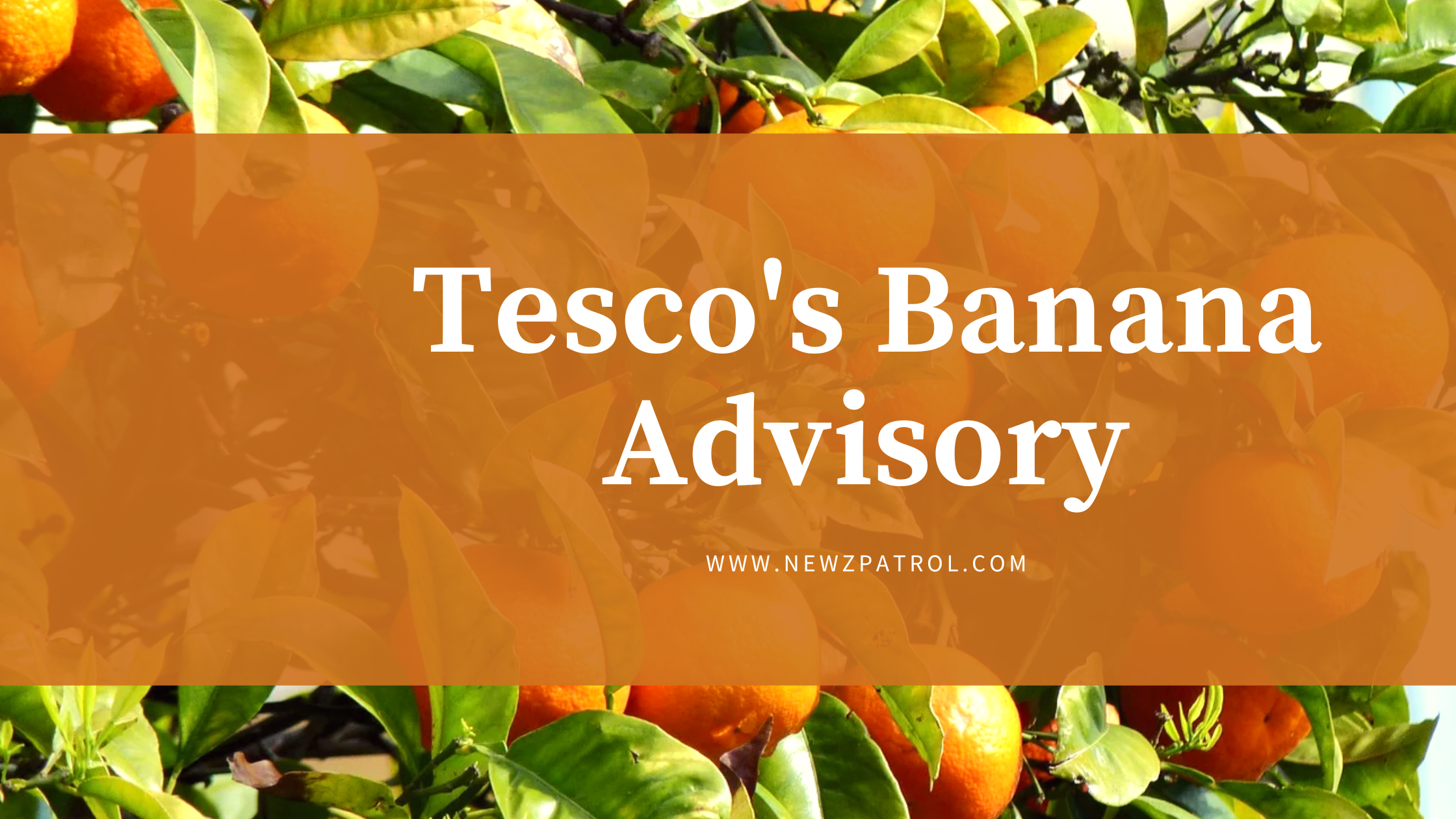 Tesco's Banana Advisory